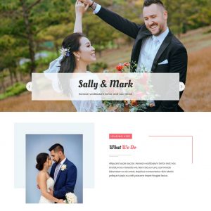 Free Wedding WordPress Theme
