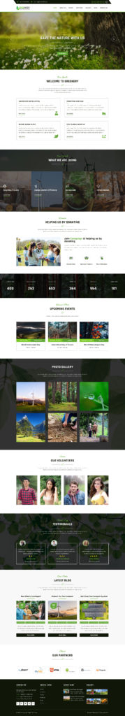 Nature WordPress Theme