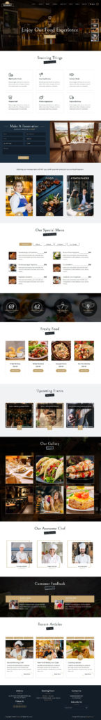 Restaurant WordPress Theme