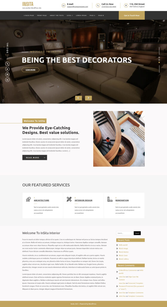Insita lite WordPress theme