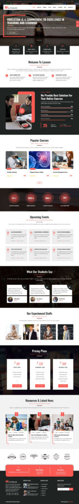 Lyceum WordPress Theme