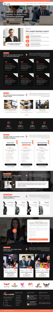 Bizworld WordPress Theme