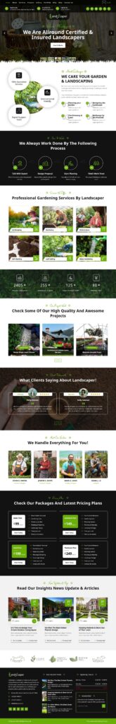 Landscaper WordPress Theme
