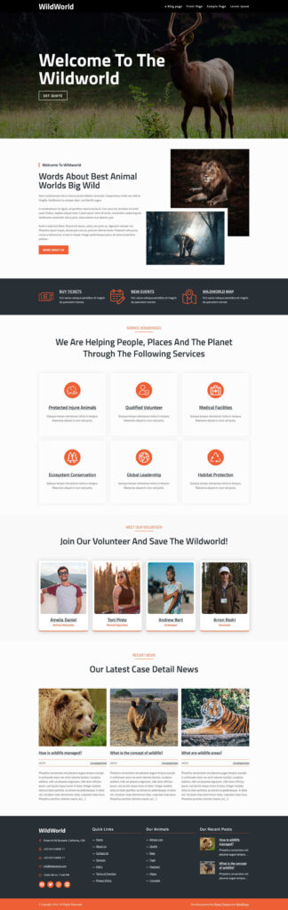 Wildworld Block Theme