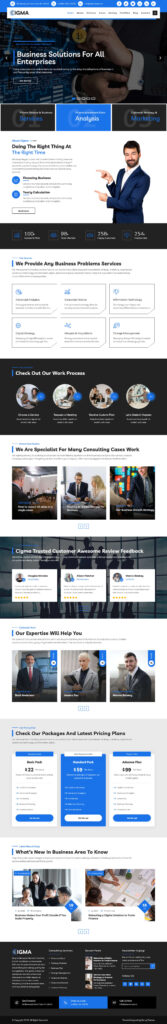 Cigma WordPress Theme