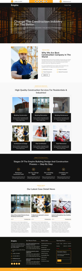 Empire Lite WordPress Theme