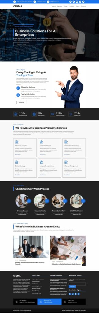 Cigma Lite WordPress Theme