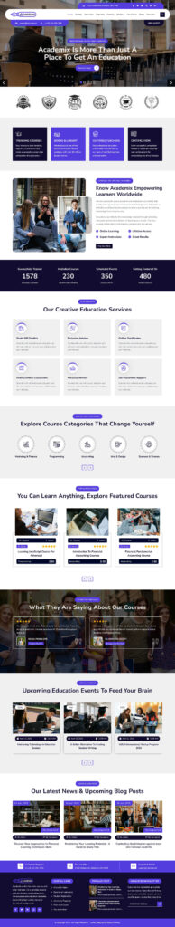 Academix WordPress Theme