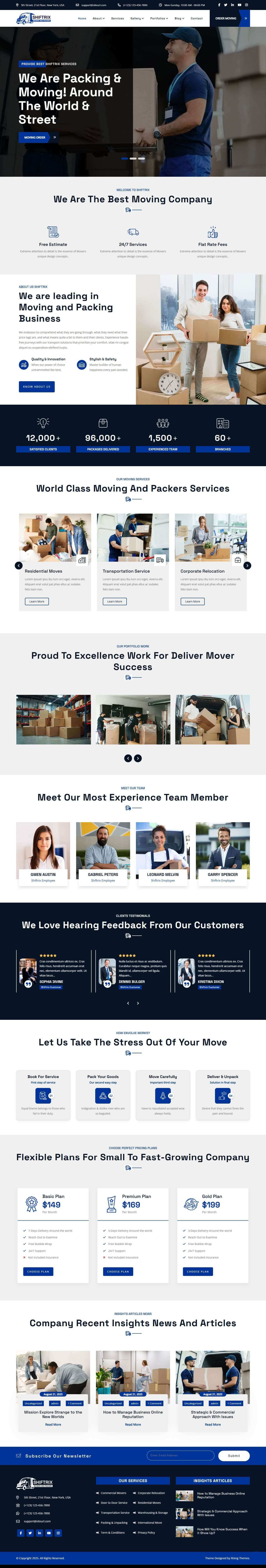 Shiftrix WordPress Theme