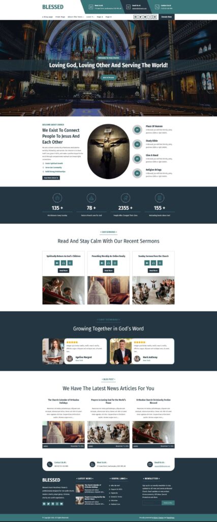 Blessed Lite WordPress Theme
